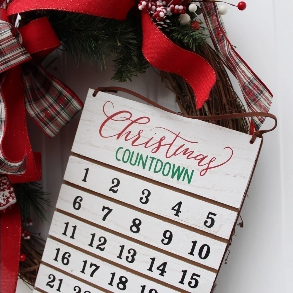 Christmas Advent Calendar Welcome Wreath